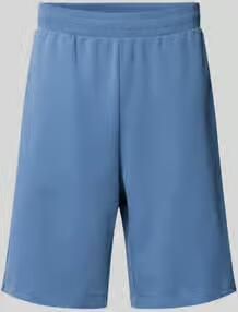 EA7 Emporio Armani Sweatshorts met Label-details en Steekzakken