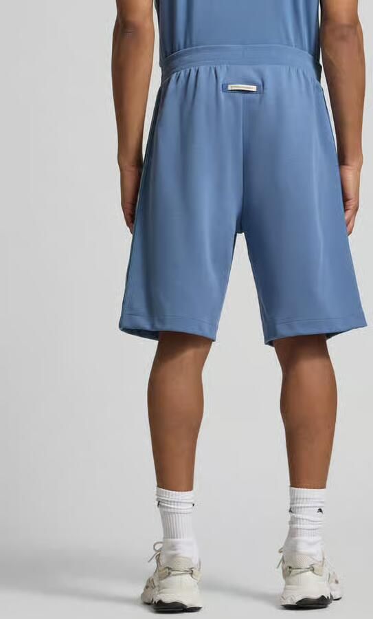 EA7 Emporio Armani Sweatshorts met Label-details en Steekzakken - Foto 3