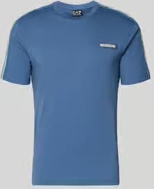 EA7 Emporio Armani t-shirt met labelpatch en ronde hals