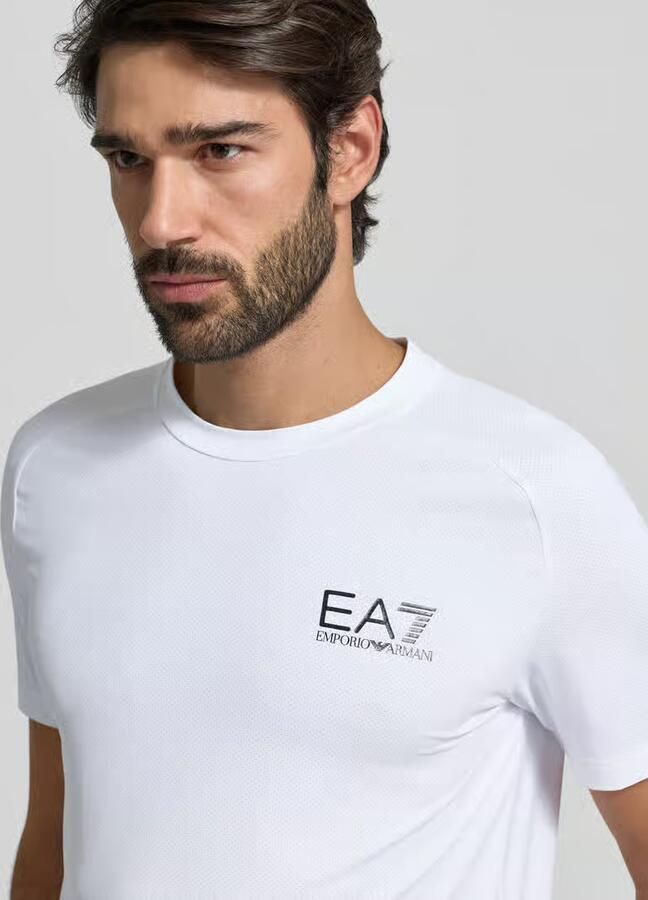 Emporio Armani EA7 T-shirt Korte Mouw Ventus 7 Borst Logo T-shirt - Foto 2