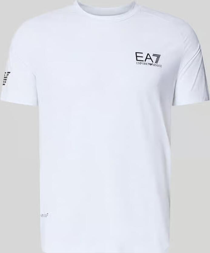 Emporio Armani EA7 T-shirt Korte Mouw Ventus 7 Borst Logo T-shirt