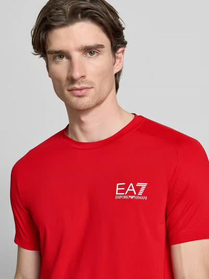 Emporio Armani EA7 Stretch Ventus T-shirt Rood Red Heren - Foto 2