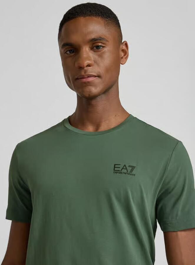 EA7 Emporio Armani T-shirt met labelprint - Foto 2