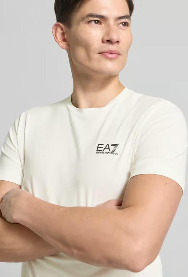 EA7 Emporio Armani T-shirt met labelprint - Foto 2