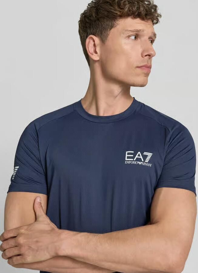 Ea7 Emporio Armani T-shirt Tennis Pro VENTUS7 T-Shirt Navy Blue - Foto 2