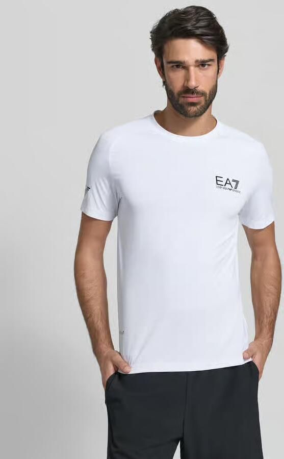 Emporio Armani EA7 T-shirt Korte Mouw Ventus 7 Borst Logo T-shirt - Foto 4