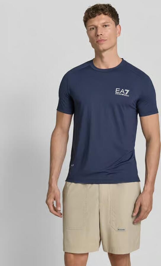 Ea7 Emporio Armani T-shirt Tennis Pro VENTUS7 T-Shirt Navy Blue - Foto 5