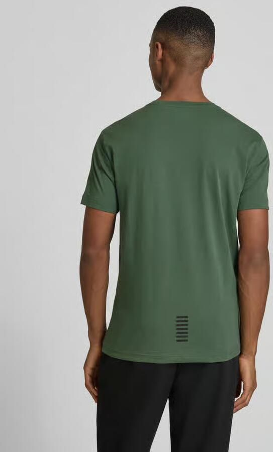 EA7 Emporio Armani T-shirt met labelprint