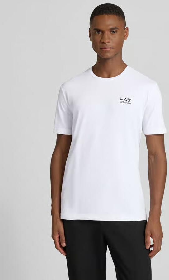 Emporio Ar i EA7 T-shirt 8NPT26 PJVQZ CORE-1100 WHITE - Foto 4