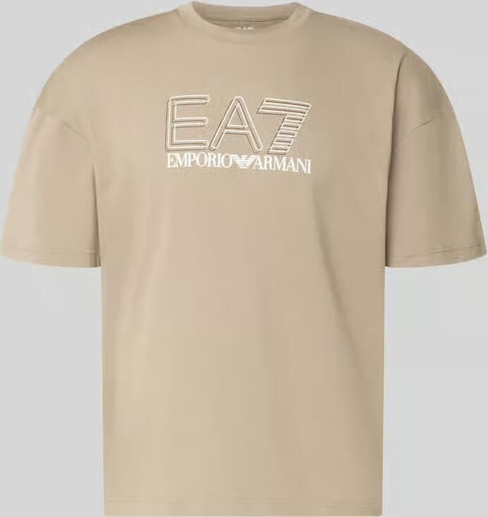 EA7 Emporio Armani T-shirt met logo en ronde hals - Foto 2