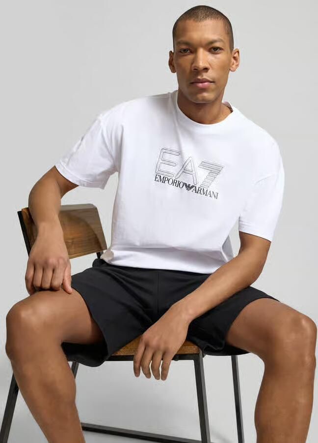 Emporio Armani EA7 T-shirt Korte Mouw Echo Graphic T-shirt