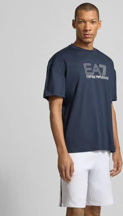 Emporio Armani EA7 T-shirt Korte Mouw Echo Graphic T-shirt - Foto 4
