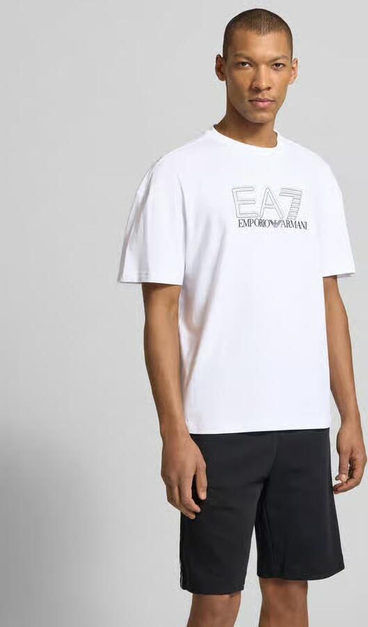 Emporio Armani EA7 T-shirt Korte Mouw Echo Graphic T-shirt - Foto 4