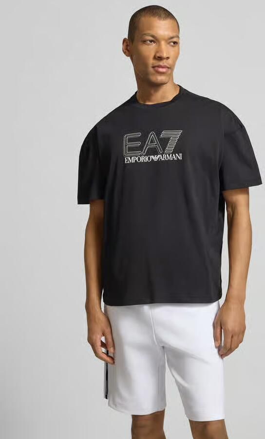 Emporio Armani EA7 T-shirt Korte Mouw Echo Graphic T-shirt - Foto 4