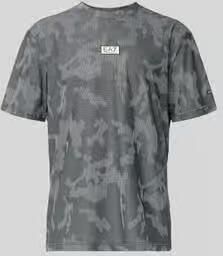 EA7 Emporio Armani T-shirt met ronde hals en labeldetail