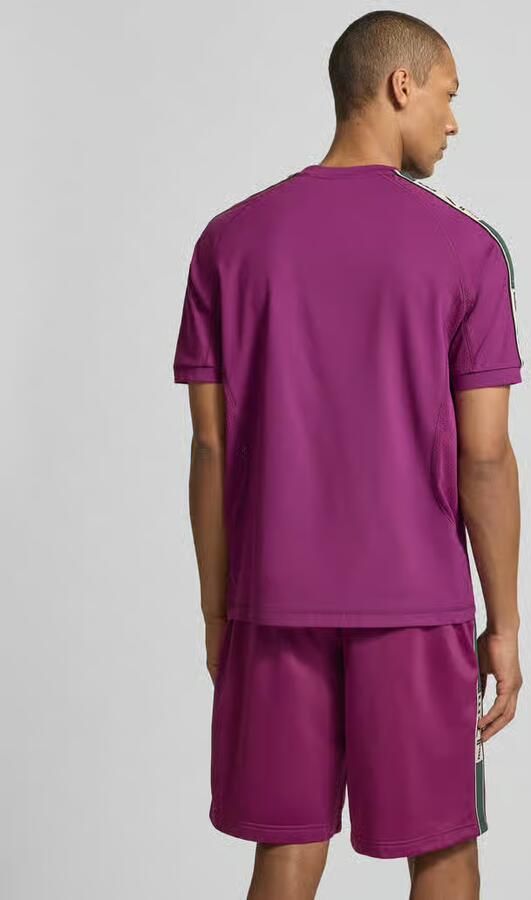 EA7 Emporio Armani T-shirt van Viscosemix met logo - Foto 2