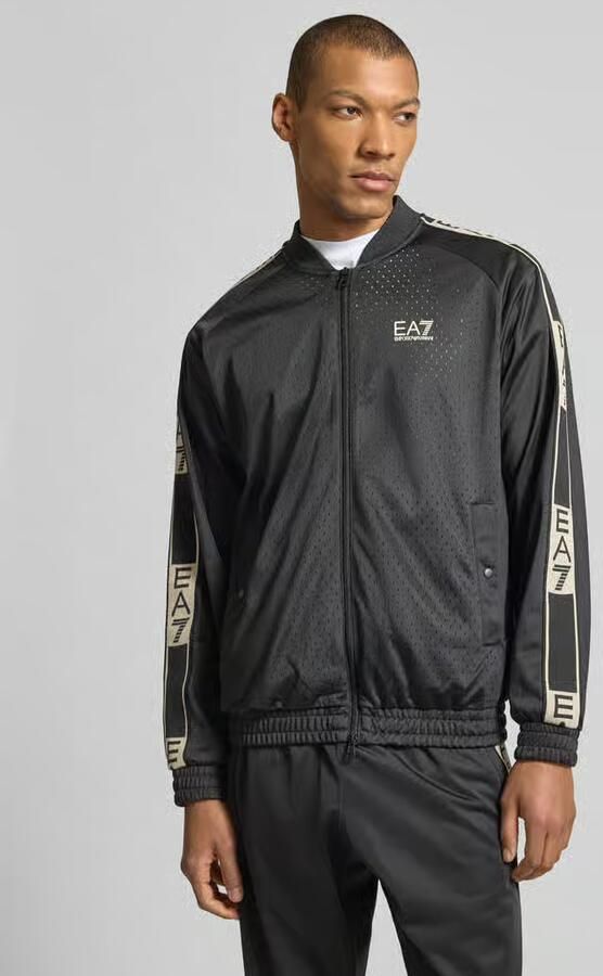 EA7 Emporio Armani trainingsjack met tweewegritssluiting - Foto 4