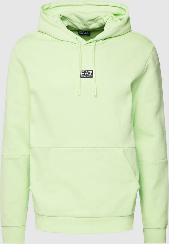 EA7 Emporio Armani Hoodie met kangoeroezak