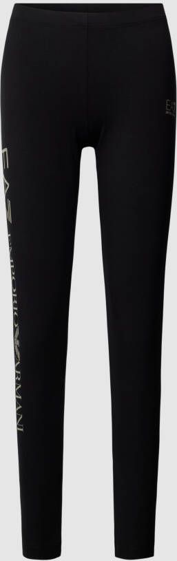 EA7 Emporio Armani Legging met labelprint model 'Train'