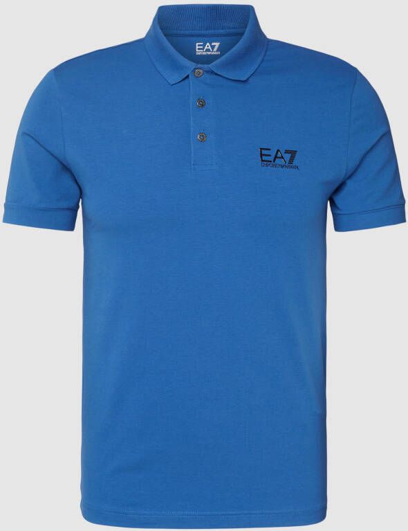 EA7 Emporio Armani Poloshirt met labelprint