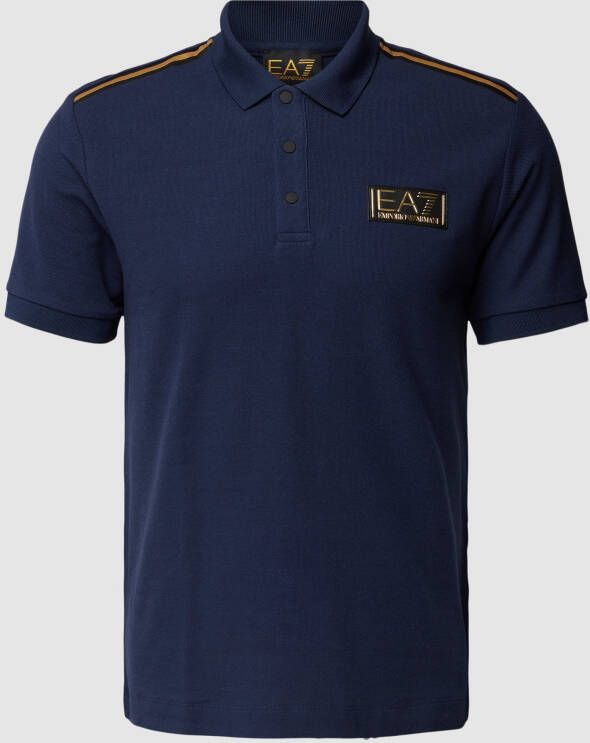 EA7 Emporio Armani Poloshirt met labelprint