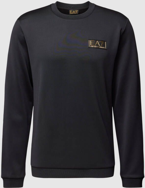 EA7 Emporio Armani Sweatshirt met labeldetail