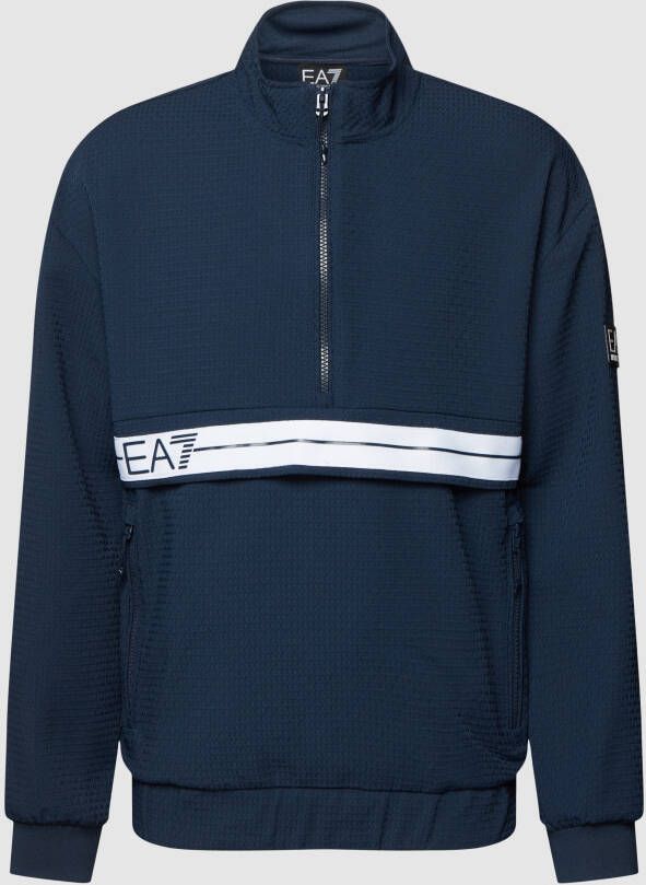 EA7 Emporio Armani Sweatshirt met labeldetails