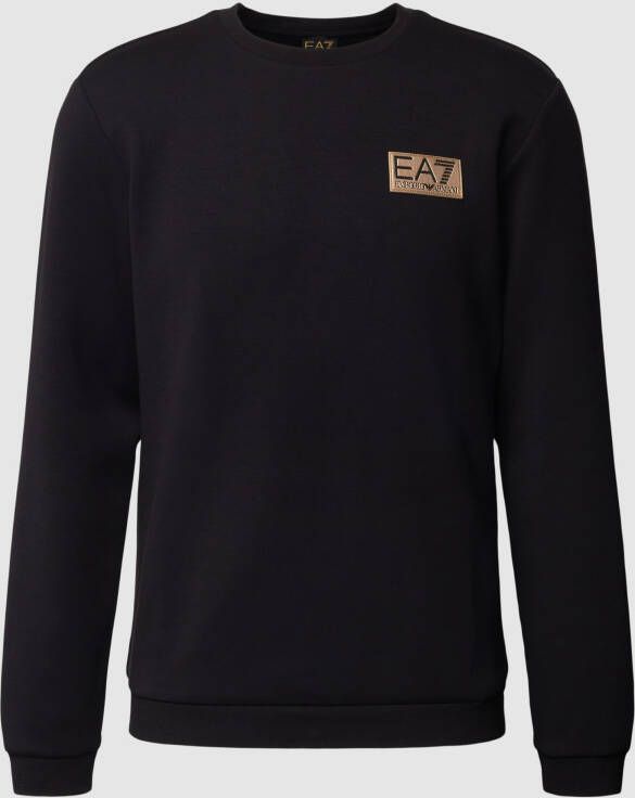 EA7 Emporio Armani Sweatshirt met labelpatch