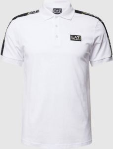 EA7 Emporio Armani T-shirt met labeldesign