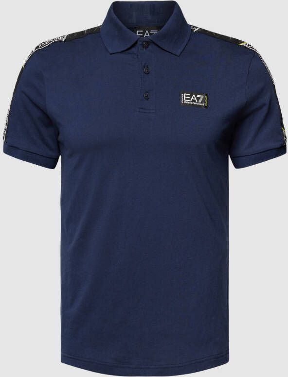EA7 Emporio Armani T-shirt met labeldesign