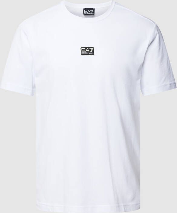 EA7 Emporio Armani T-shirt met labeldetail