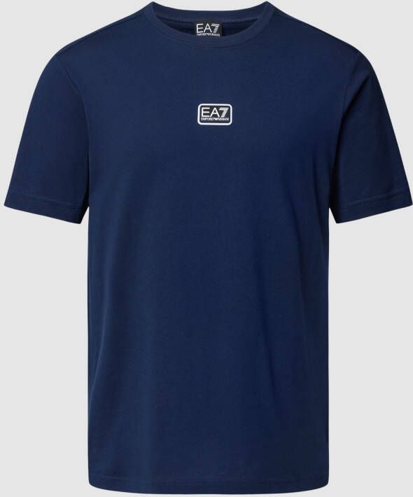 EA7 Emporio Armani T-shirt met labeldetail