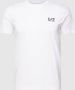 Emporio Armani EA7 Minimalistische EA7 T-shirt van zacht Pima-katoen White Heren - Thumbnail 1