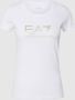 Emporio Armani EA7 T-shirt met logo White Dames - Thumbnail 1