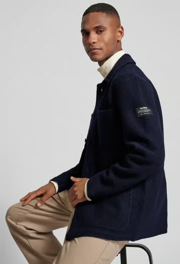 ECOALF Gebreid jack met knoopsluiting model 'RIMOALF' - Foto 3