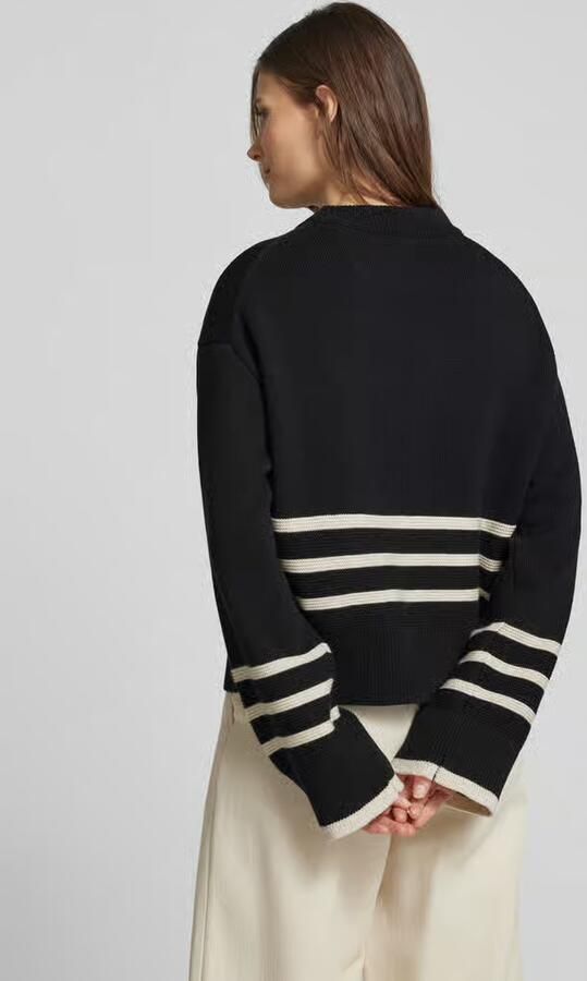 ECOALF Gebreide pullover met ribboorden model 'LANYU' - Foto 3