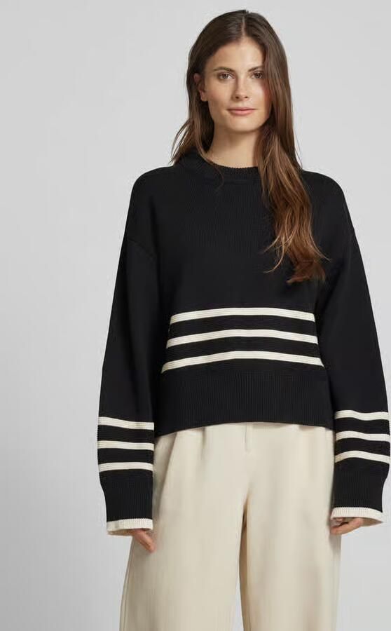 ECOALF Gebreide pullover met ribboorden model 'LANYU' - Foto 2