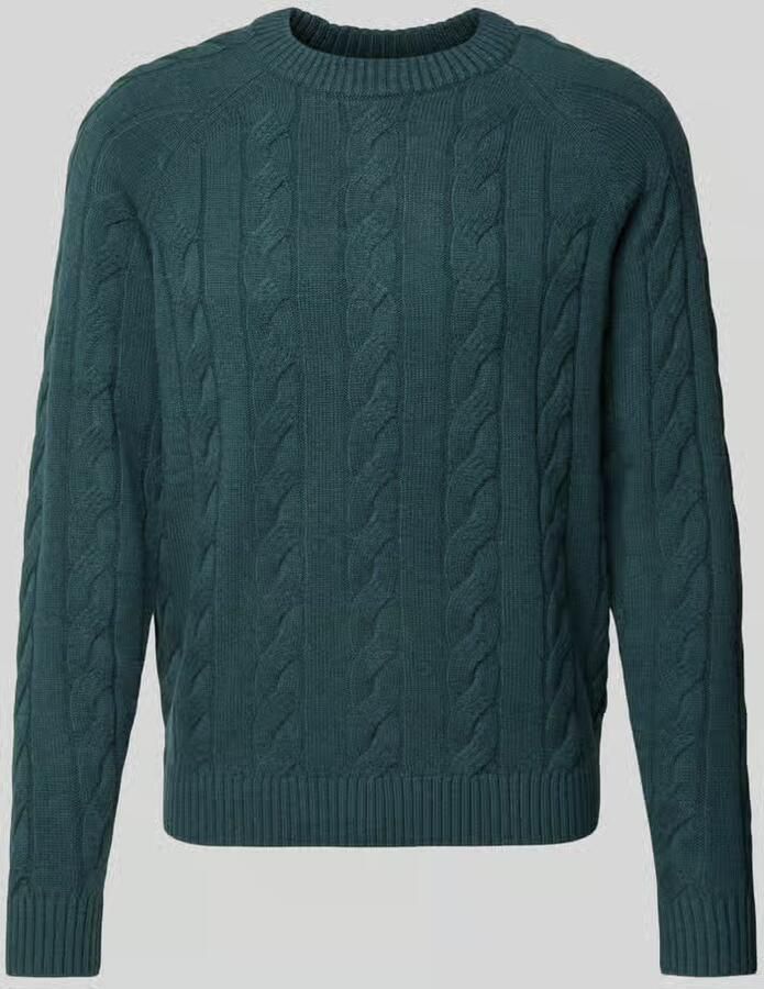 ECOALF Gebreide pullover met ribboorden model 'TILOALF' - Foto 2