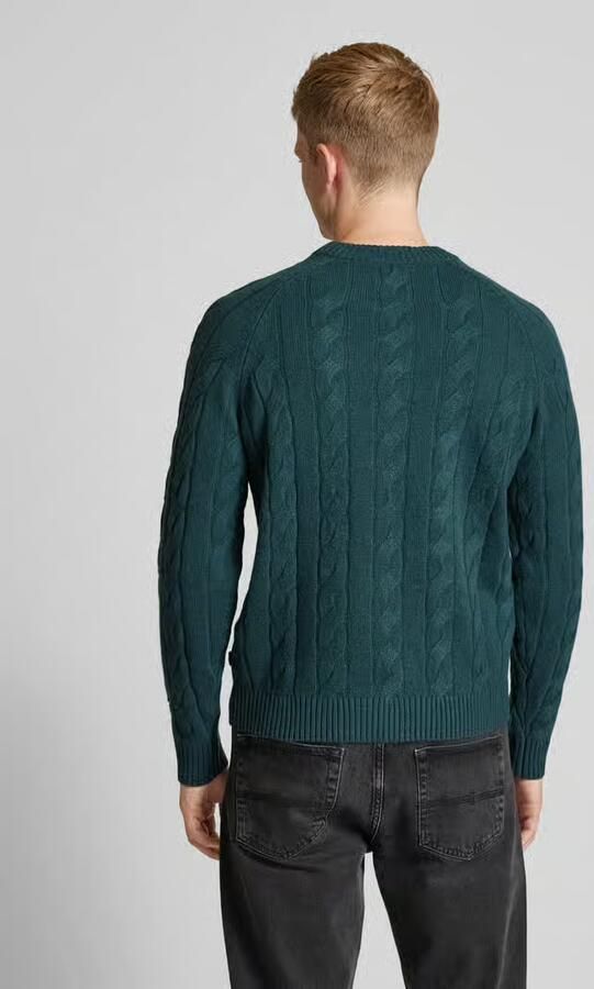 ECOALF Gebreide pullover met ribboorden model 'TILOALF' - Foto 3