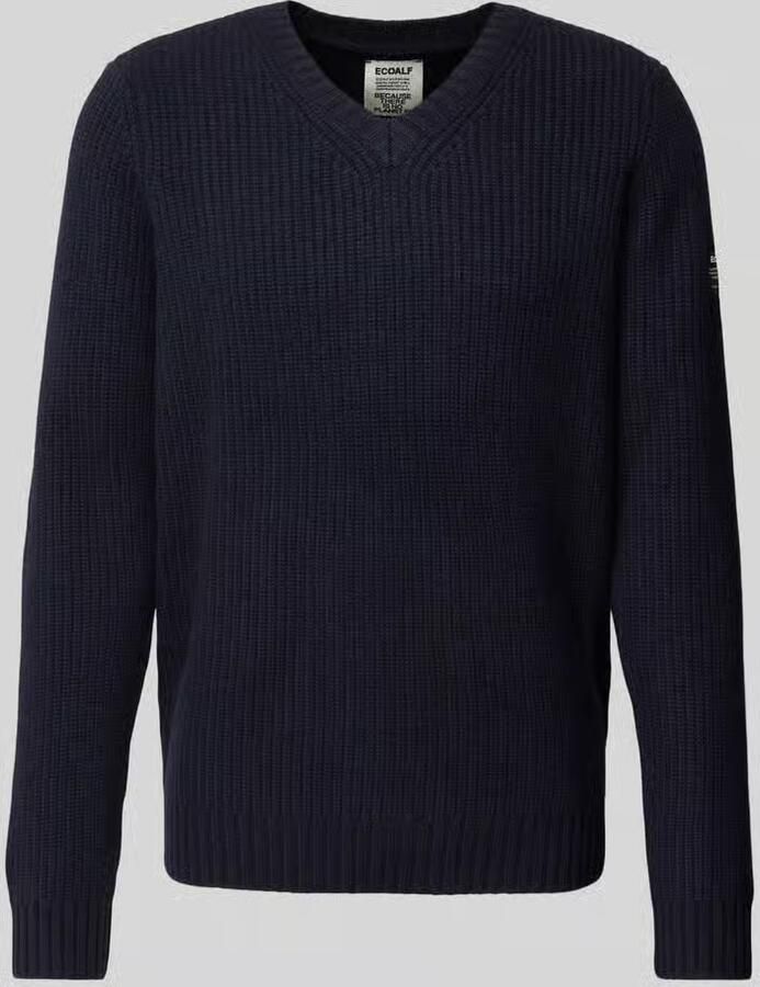 ECOALF Gebreide pullover met V-hals model 'BOJALF' - Foto 2