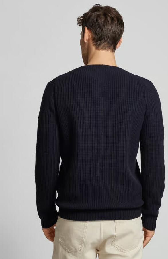 ECOALF Gebreide pullover met V-hals model 'BOJALF' - Foto 3