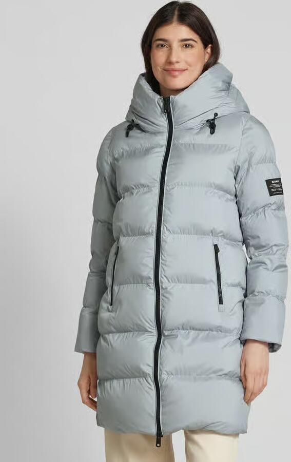 ECOALF Gewatteerde lange jas met capuchon model 'MANLIE' - Foto 2