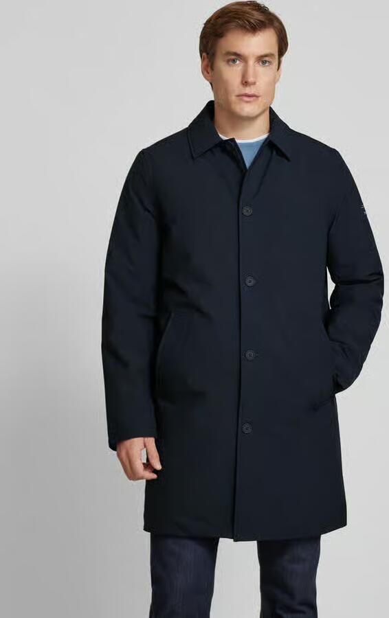 ECOALF Lange jas met haaikraag model 'HAMPSHIREALF' - Foto 3