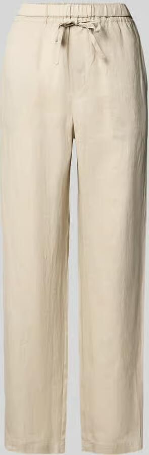 ECOALF Regular fit linnen broek met tunnelkoord model 'INDIALF' - Foto 2