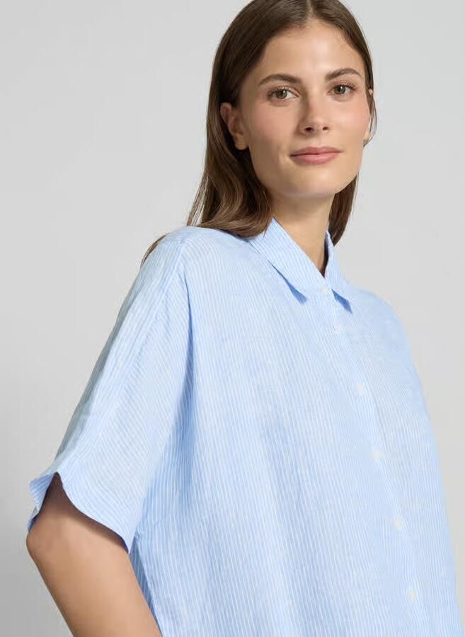 ECOALF Regular fit linnen overhemdblouse met 1 2-mouwen model 'MELANIAALF'