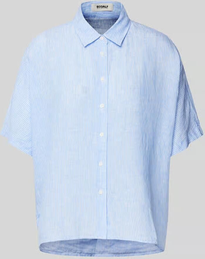 ECOALF Regular fit linnen overhemdblouse met 1 2-mouwen model 'MELANIAALF' - Foto 2
