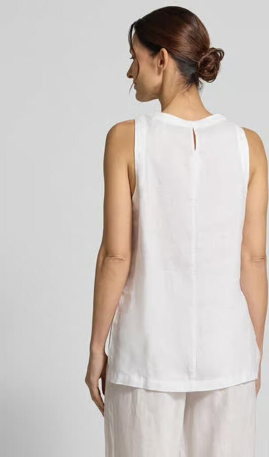 ECOALF Top van linnen met ronde hals model 'SIA' - Foto 3