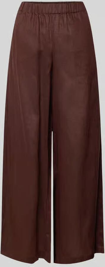 ECOALF Wide leg linnenbroek met elastische band Model 'MOSSI' - Foto 2
