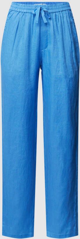 ECOALF Stoffen broek van puur linnen met tunnelkoord model 'INDO'