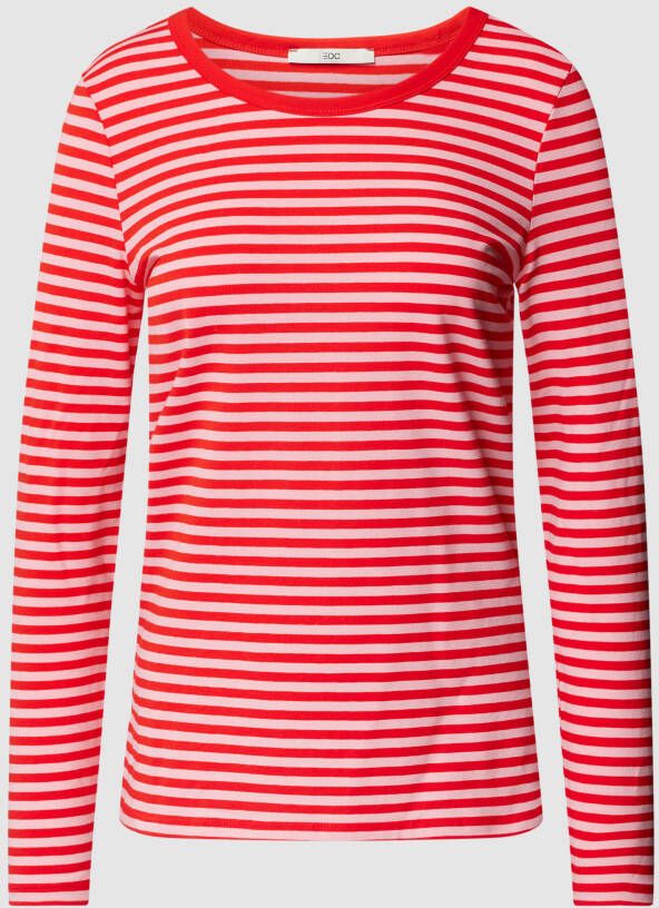 Edc by esprit Shirt met lange mouwen met streepmotief